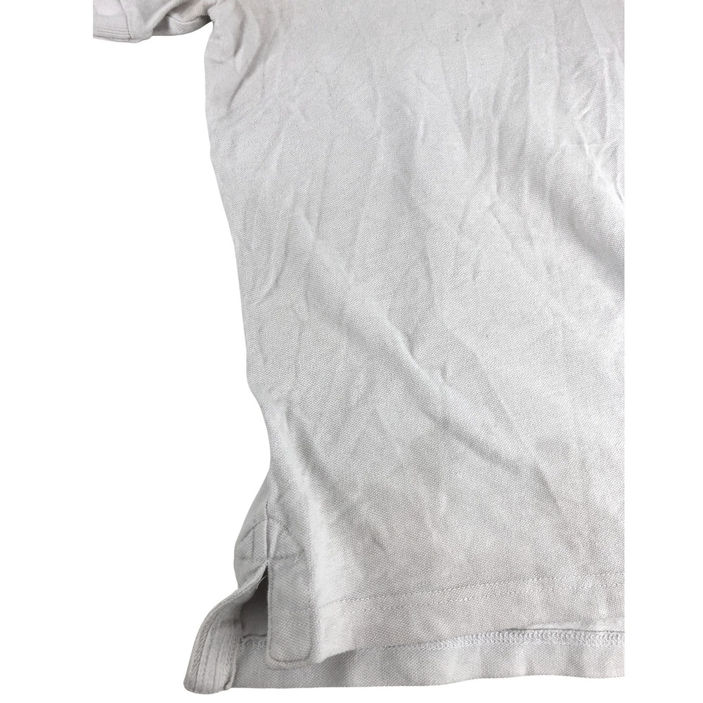 Vintage Abercrombie Fitch Mens XL White Polo Shirt Embroidered Native Chief - Picture 10 of 13